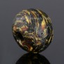 Roman mosaic bead with yellow & black glass canes